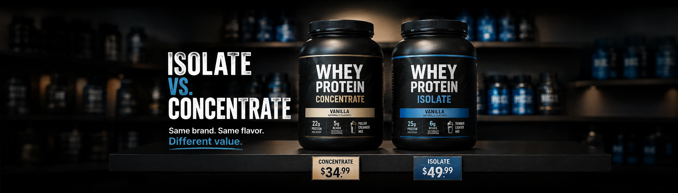 Whey vs isolate: when the upgrade is worth it