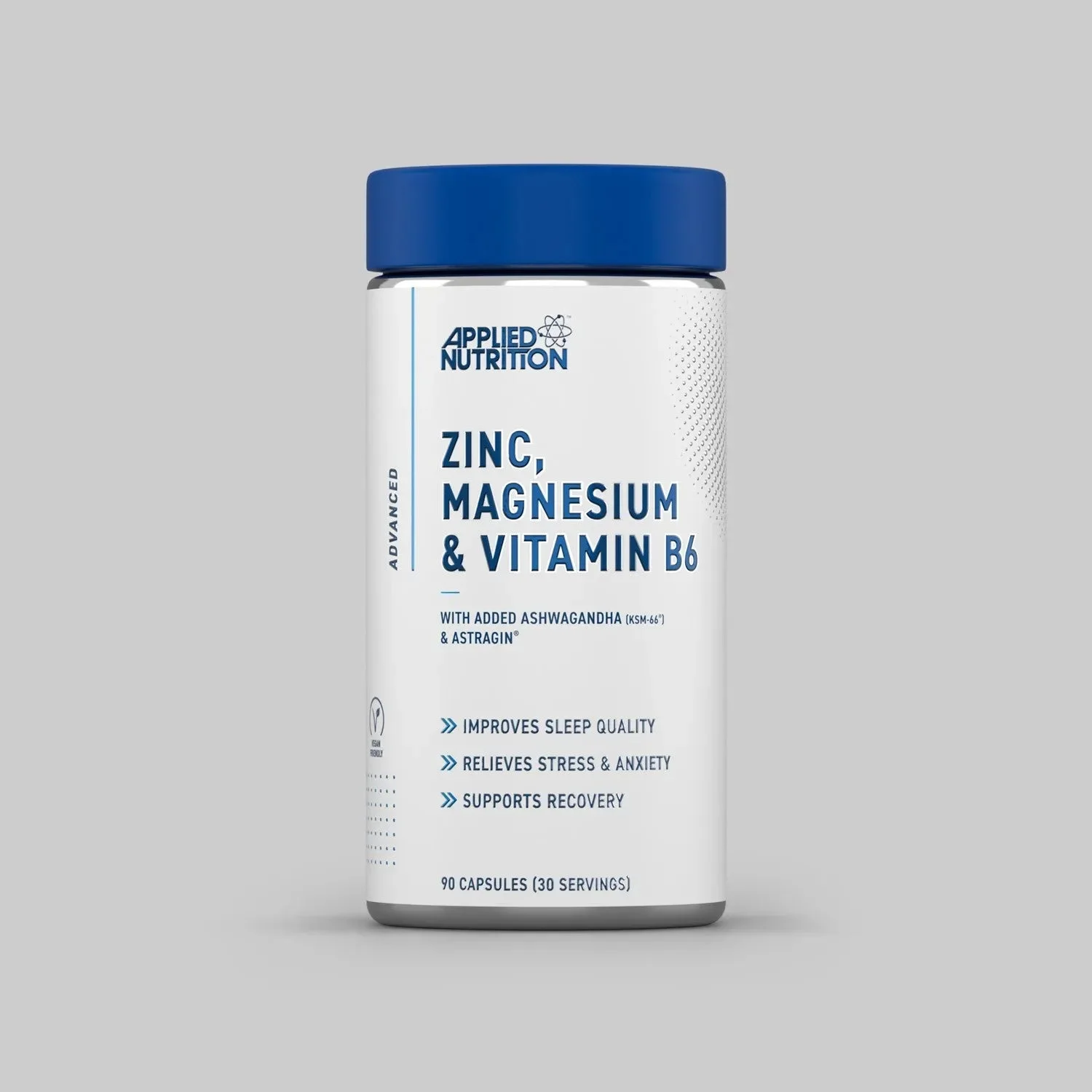 Applied Nutrition Zinc, Magnesium & Vitamin B6 with Ashwagandha (ZMA)